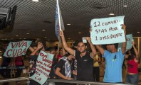 Manifestantes também marcaram um tuitaço, para tentar alcançar internautas apoiadores em Cuba