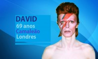 Pedro Bial mal consegue esperar para chamar David Bowie de "hero"